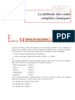 Etude de Cas de Cout Complet Master Commun+