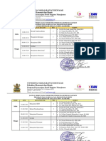 Jadwal Kuliah MM Smt.I 2021