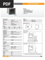 Digital Panel Meter MVA593-CE: Features