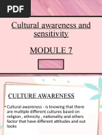 Cultural Awareness and Sensitivity