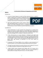 Mozione Di Indirizzo Sull'uso Del Territorio Di Seveso Per La Tangenziale Nord Di Cesano Maderno