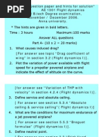 AE 1301 Flight Dynamics