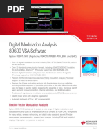 Digital Modulation Analysis 89600 VSA Software: Option 89601AYAC (Replacing 89601B/BN/BK-AYA, BHA and BHK)