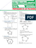 Clasificación y Propiedades de Los Polígonos para Segundo Grado de Secundaria