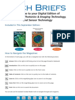 Welcome To Your Digital Edition Of: Tech Briefs, Photonics & Imaging Technology, and Sensor Technology