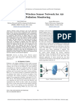 IOT Based Wireless Sensor Network For Air Pollution Monitoring