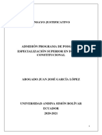 ENSAYO Importancia de Aplicar El Derecho Constitucional