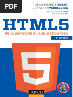 HTML5 de La Page Web À L'application Web