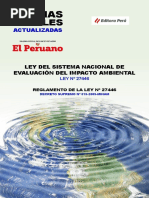 Ley Del Sistema Nacional Evaluacion Impacto Ambiental