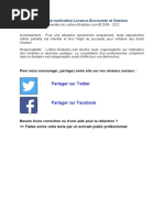 Partager Sur Twitter: Lettre de Motivation Licence Economie Et Gestion