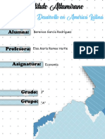 P1 - Los Enfoques de Desarrollo en América Latina