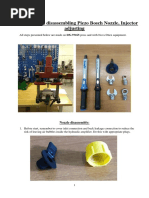 Piezo CR Bosch Manual - Nozzle Assembling Disassembling and Injector Adjusting