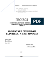 Alimentarea Cu Energie Electrica A Unui Magazin 2.