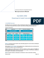 Keil MDK-ARM Download & Install Instructions: Microprocessors Module