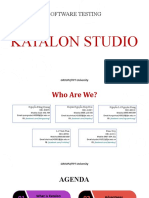 Software Testing: Katalon Studio