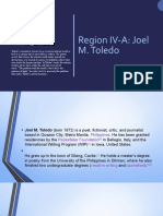 Region IV-A: Joel M. Toledo