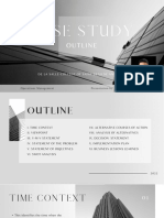 Case Study: Outline