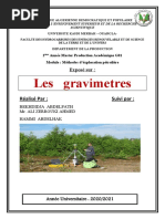 Les Gravimétres