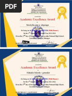 Academic Excellence Award: Meckylla Jane P. Eleponga