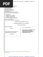 Essler@usdoj - Gov: Defendant'S Opposition To Plaintiff'S Ex Parte Application For Order Shortening Time