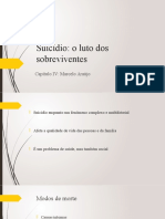 Slides Prontos para Apresentação Suicídio