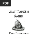 Obras y Trabajos de Santeria