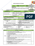 1° SESIÓN DE APRENDIZAJE DPCC (Propuesta)