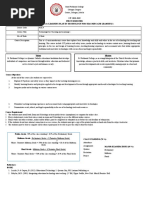 S.Y. 2021-2022 First Semester Teaching & Learning Plan in Technology For Teaching and Learning 1