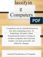 Classifying Computers