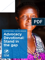 Advocacy Devotional: Stand in The Gap: International Justice Mission