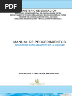 Manual-Definitivo-2010 de Procedimientos Sección de Aseguramiento de Calidad