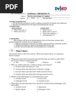 General Chemistry 2 Q3 Module 1