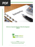 Oil Gas Corporate Business Plan Development