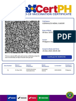 Vaccination Certificate