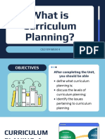 What Is Curriculum Planning