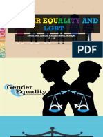 Human Rights Gender Equality and LGBT PALMEJAR TUMLAD 2021