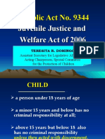 Republic Act No. 9344 Juvenile Justice and Welfare Act of 2006