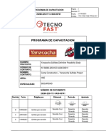 Programa de Capacitacion 26280-220-V11-VA30-00741