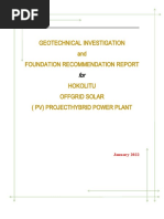 Geotechnical - Investigation - For Hokolitu - PV - Hybrid - Power - Plant