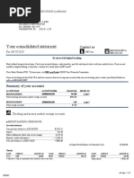 Your Consolidated Statement: Contact Us