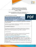 Guía de Actividades y Rúbrica de Evaluación - Unidad 1 - Paso 2 - Identificar en El Contexto Oportunidades