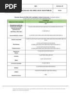 Claùsulas Iso 9001-2015 Auditables