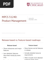 MPCS 51240: Product Management: November 3, 2021