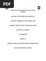 Metodologías de La Inteligencia de Negocios