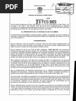 Decreto 290 Del 28 de Febrero de 2022 