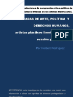 Herbert Rodríguez, 3 Decadas de Arte, Política y Derechos Humanos