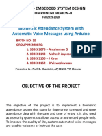 Biometric Attendance System Using Arduino