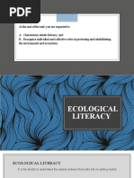 Ecological Literacy