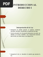 Interpretación de La Ley