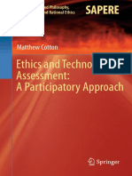 Ethics and Technology Assessment: A Participatory Approach: Matthew Cotton